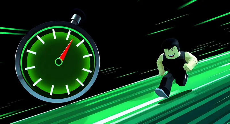 Character Running With Stopwatch