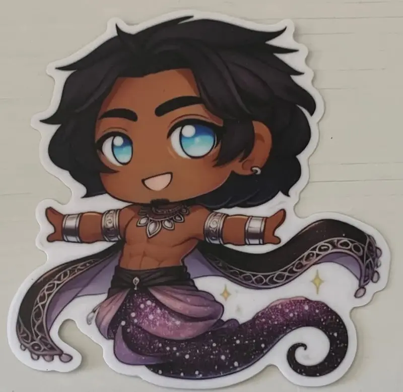 Chibi Genie Character Illustration