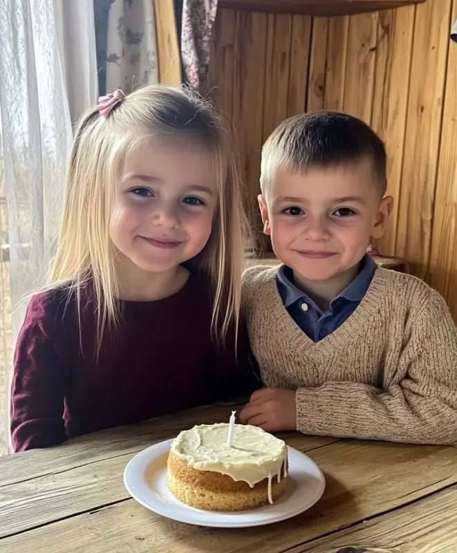 Children, Cake, Birthday Celebration