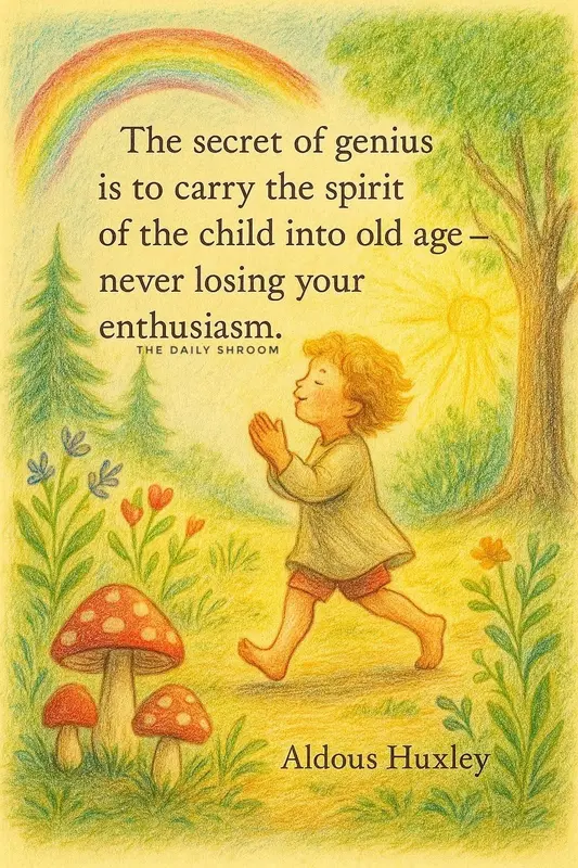 Child's Run In Whimsical World