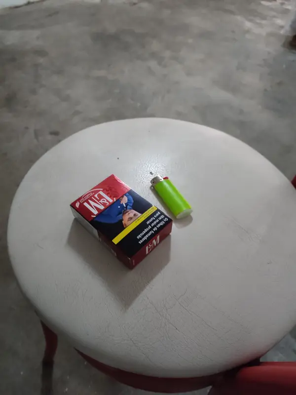 Cigarette Pack And Lighter