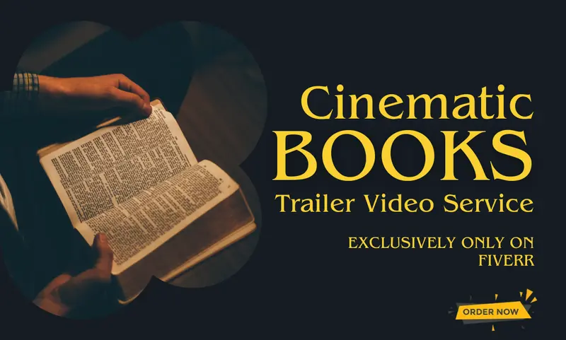 Cinematic Book Trailer Ad