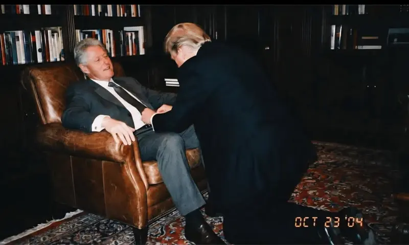 Clinton And Trump Meeting