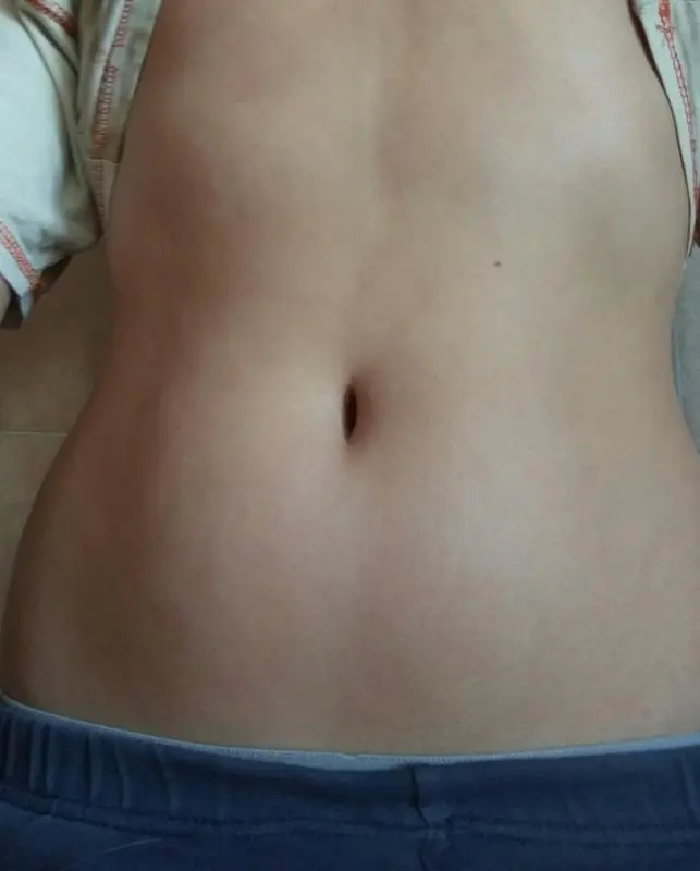 Close-up Midriff With Navel