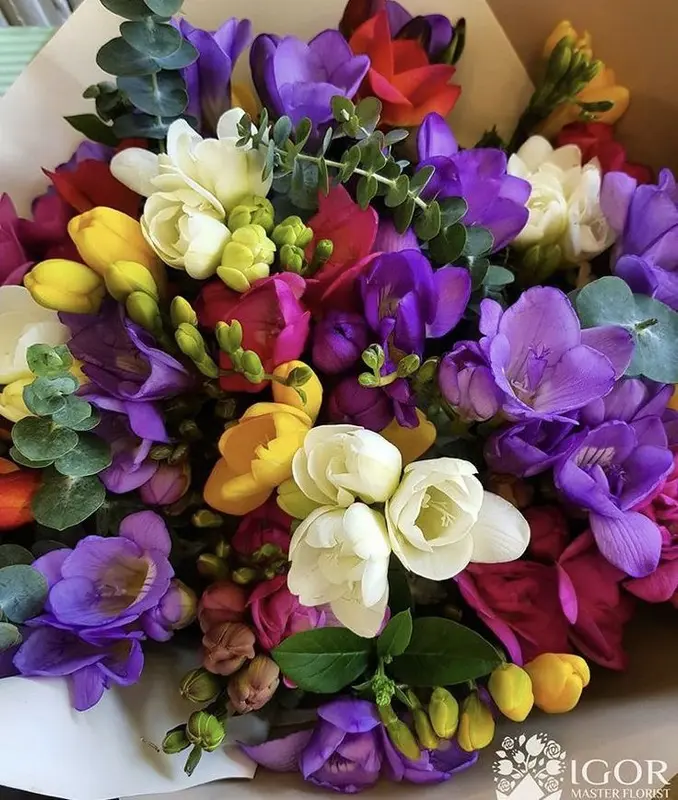 Colorful Flower Bouquet Display