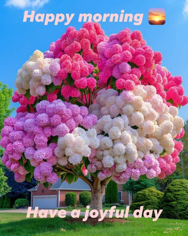 Colorful Tree In Joyful Day