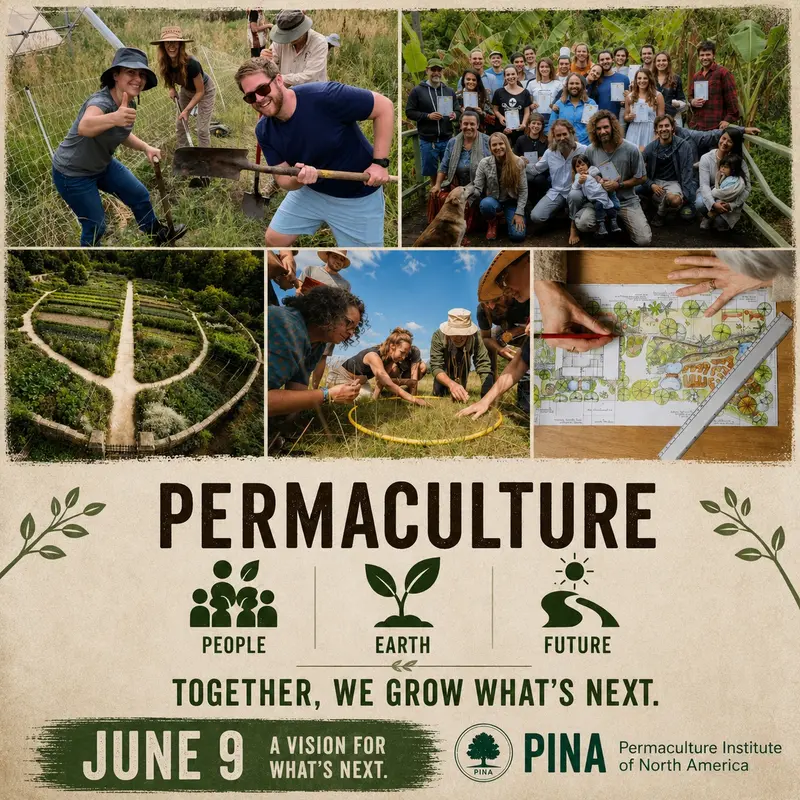 Community Permaculture Workshop Collage