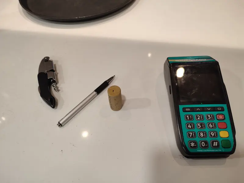 Countertop Items: Tools And Terminal