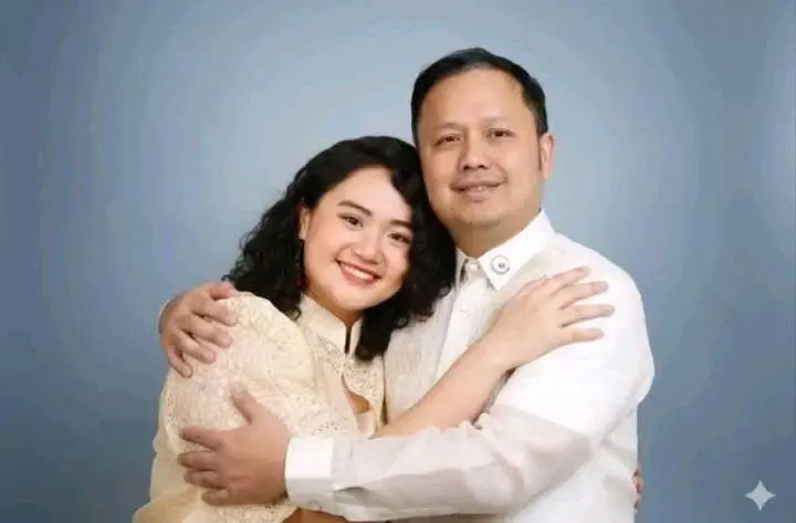 Couple Embracing, Smiling Together