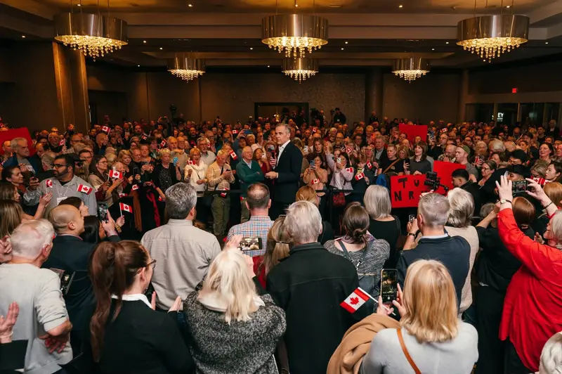 Crowd Gathering With Speaker