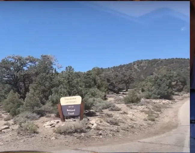 Desert National Forest Entrance