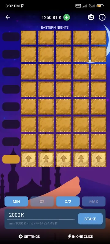 Digital Gambling Game Interface