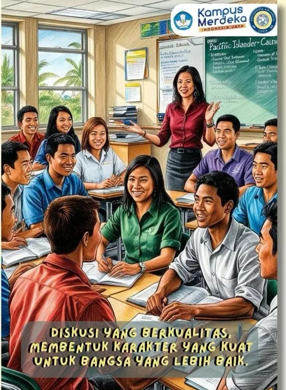 Diverse Classroom Discussion Scene