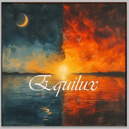 Dual Skies Reflecting Sunset