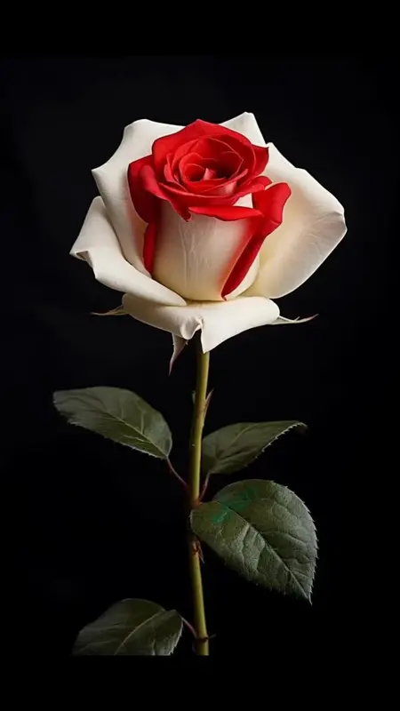 Dual Tone Rose Closeup