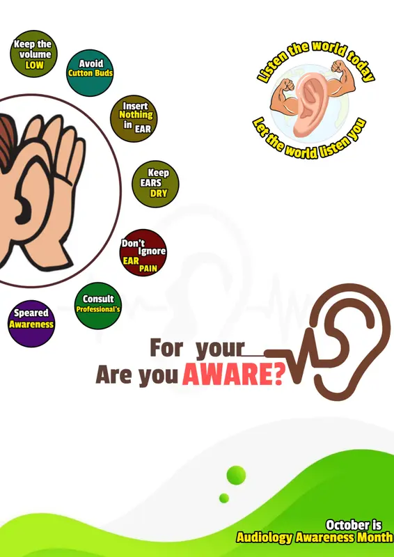 Ear Health Awareness Illustration