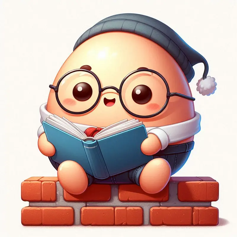 Egg Character Reading Book