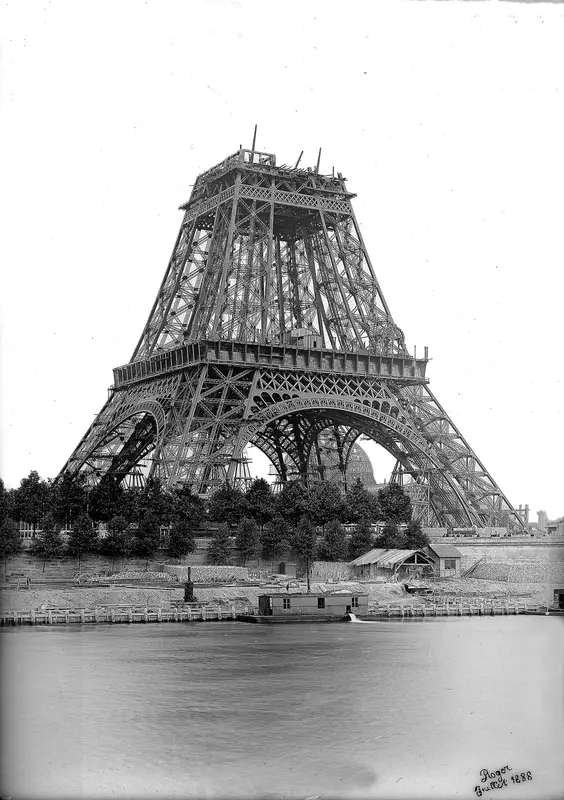 Eiffel Tower Construction 1888