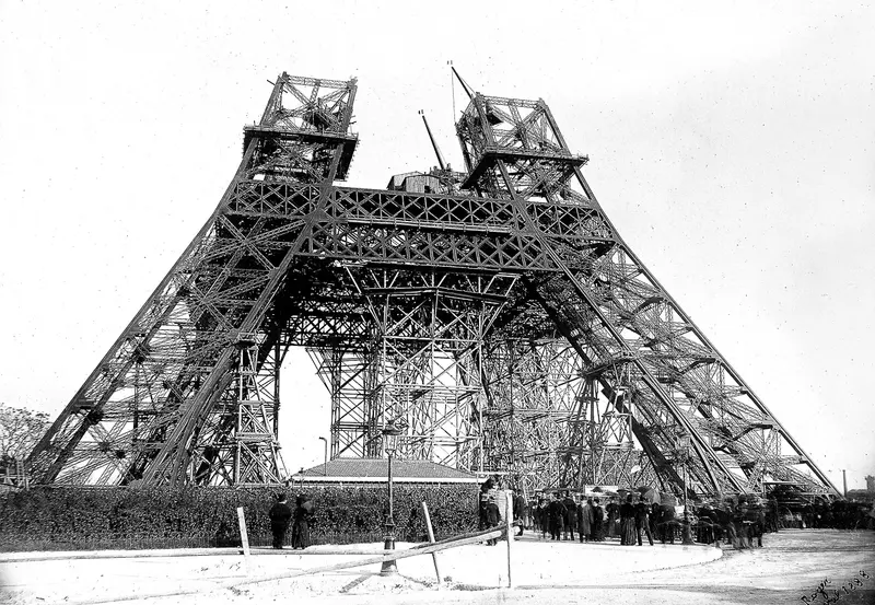 Eiffel Tower Construction Phase