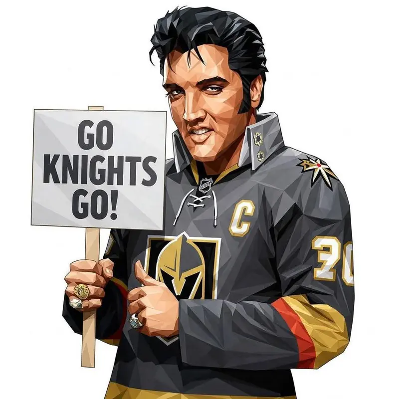 Elvis Presley Knights Fan!