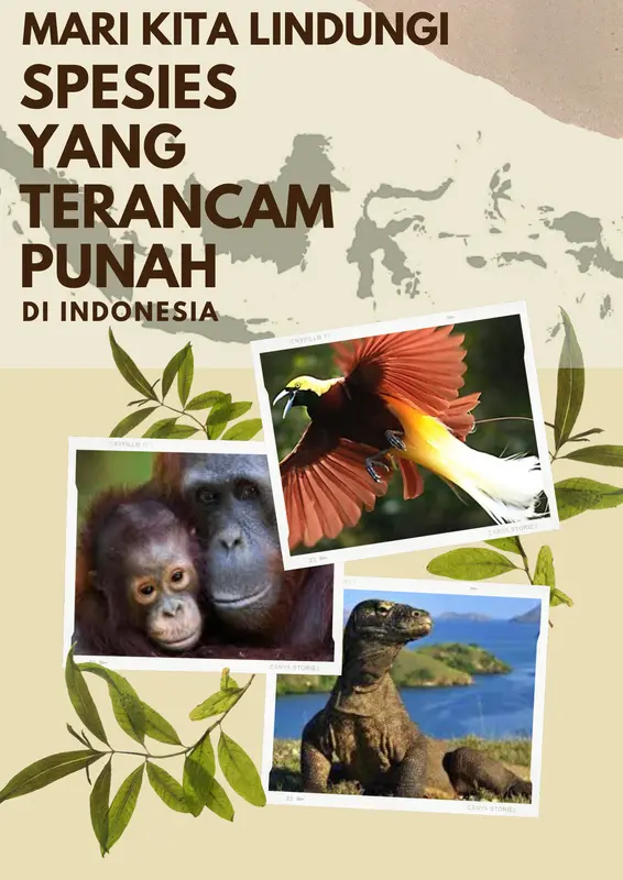 Endangered Species Indonesia Poster