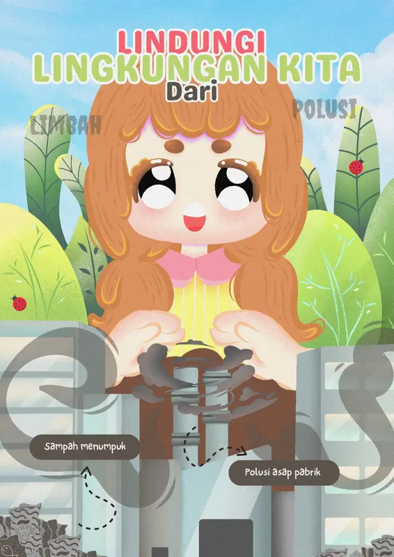 Environmental Pollution Awareness Illustration