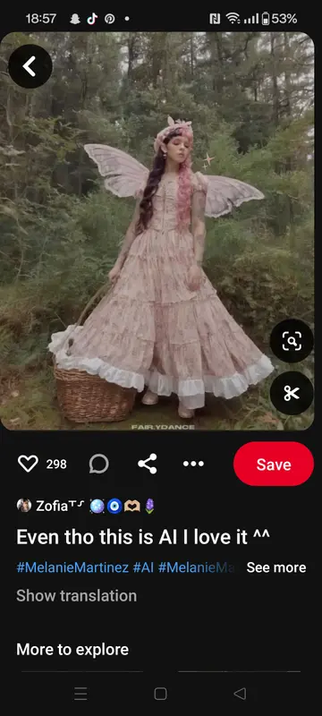 Fairy Costume In Woods
