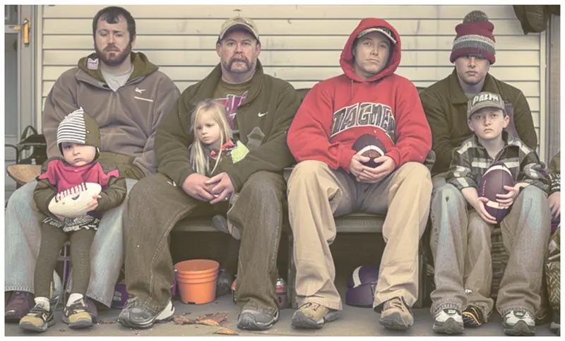 Family Portrait With Footballs