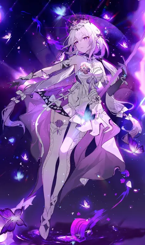 Fantasy Character With Butterflies