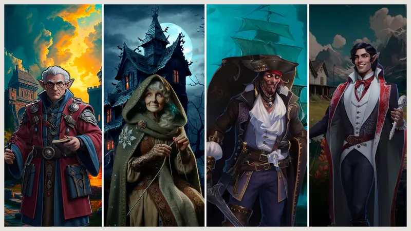 Fantasy Characters Montage