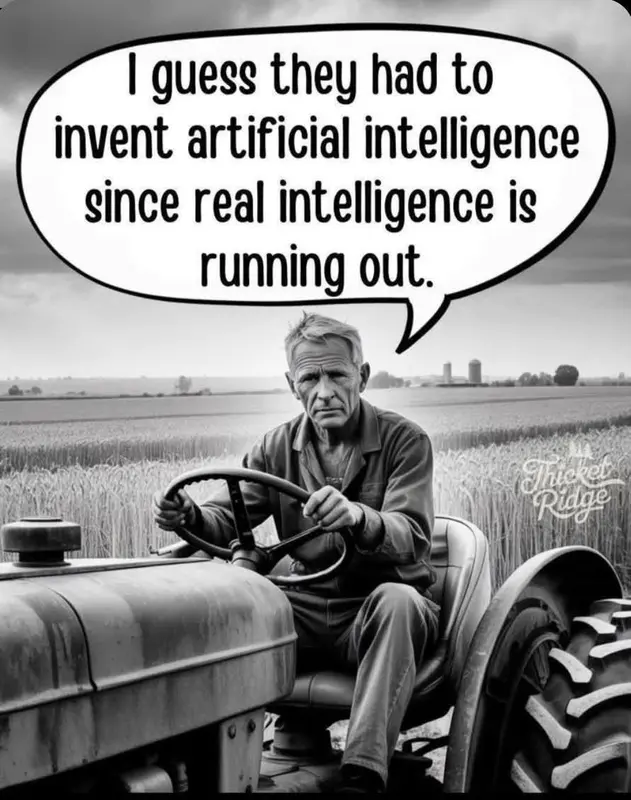 Farmer On Tractor Joke