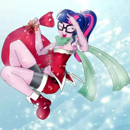 Festive Character With Red Bag