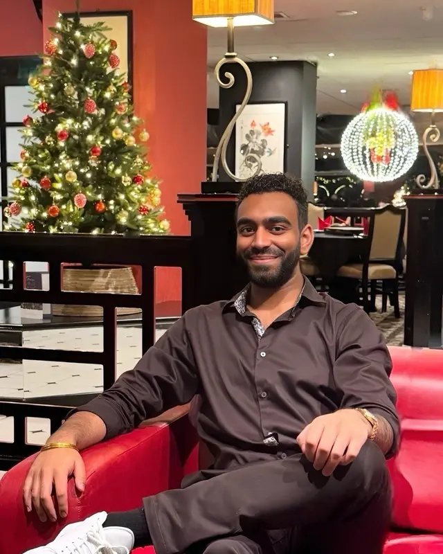 Festive Interior Seating Portrait