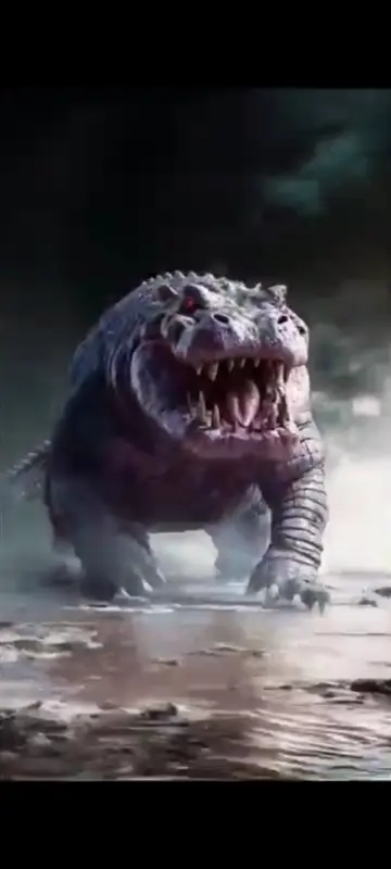 Fierce Reptilian Creature Artwork