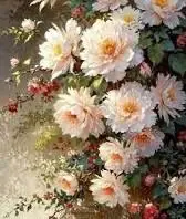 Floral Arrangement In Soft Hues