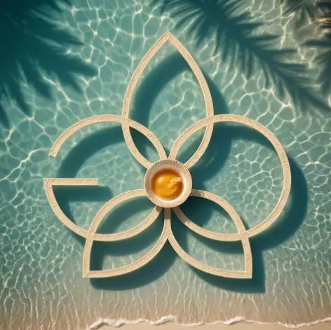 Floral Structure Over Water