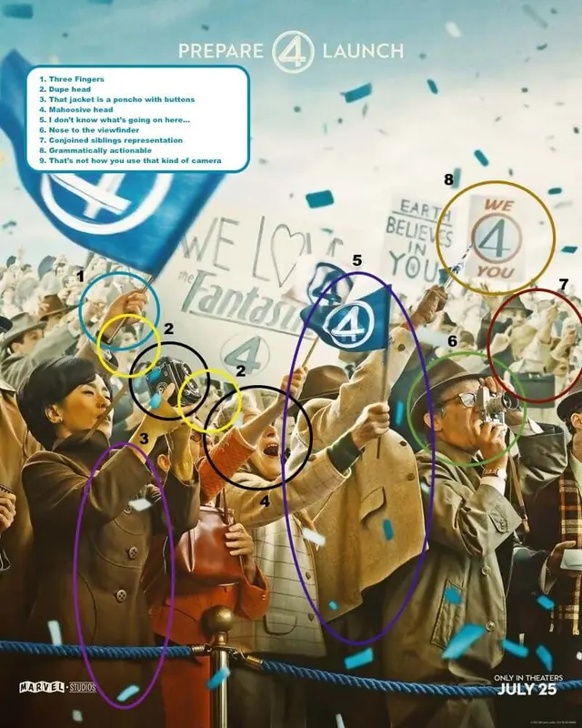 Four-themed Crowd Enthusiasm