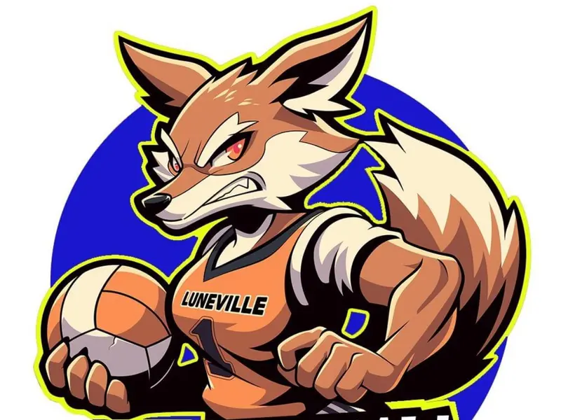 Fox Basketball Player Illustration