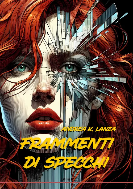 Fragmented Mirror Face Art