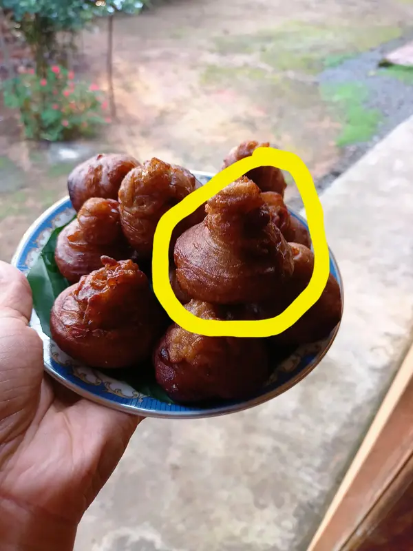 Fried Dough Food Plate