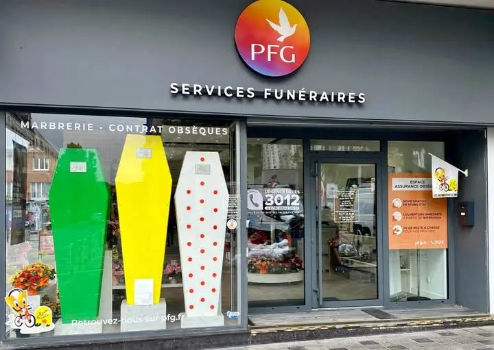 Funeral Home Front Display