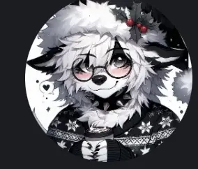 Furry Character Holiday Portrait