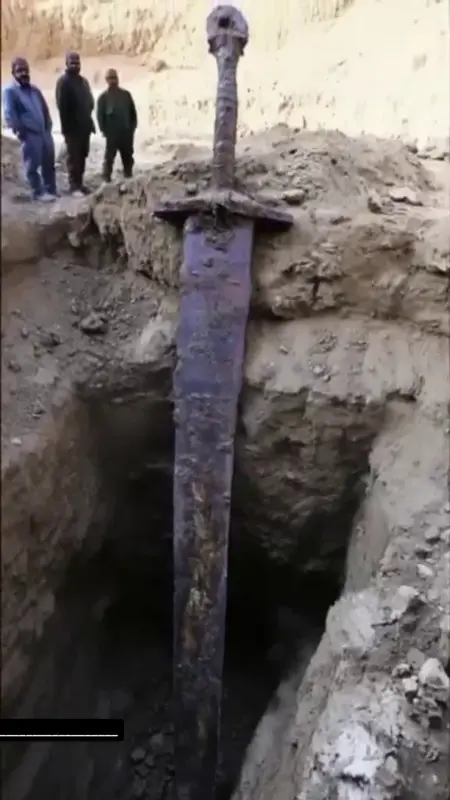Giant Sword Excavation Site