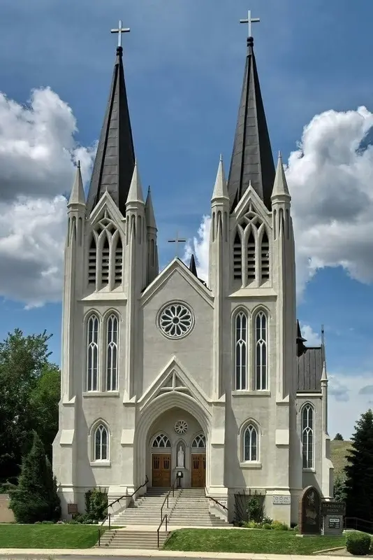 Gothic Style Church Facade