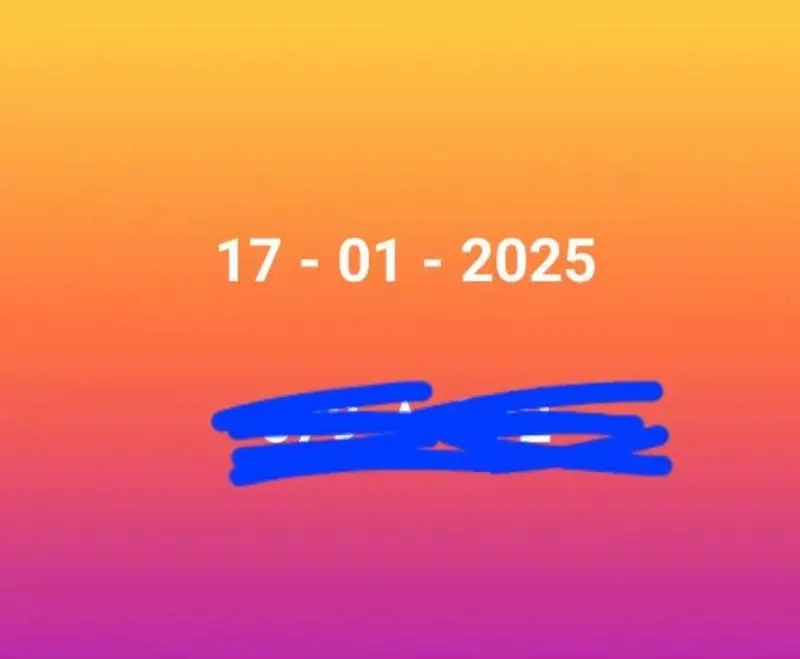 Gradient Background With Date