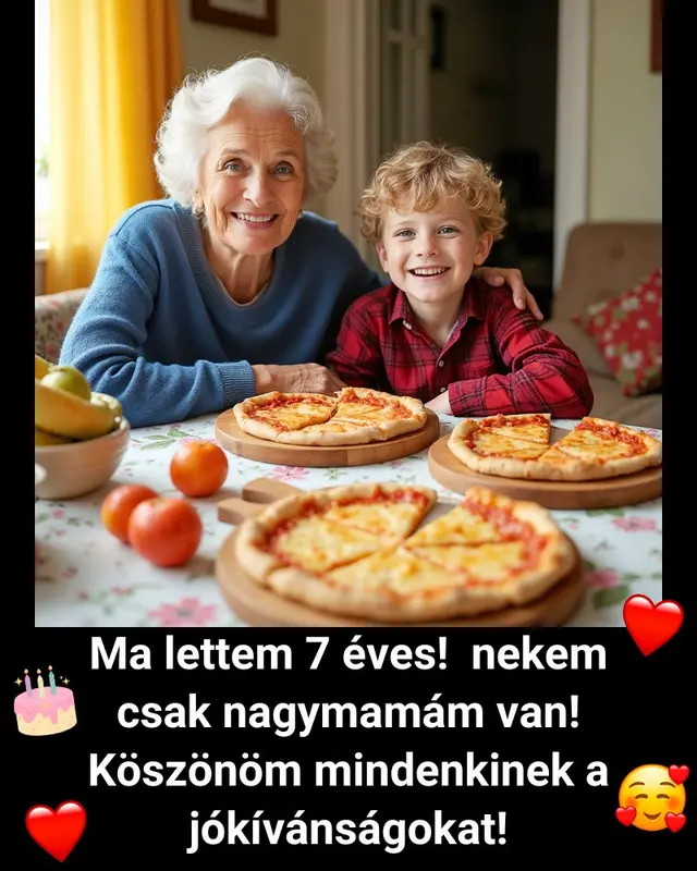 Grandmother And Grandson Celebration