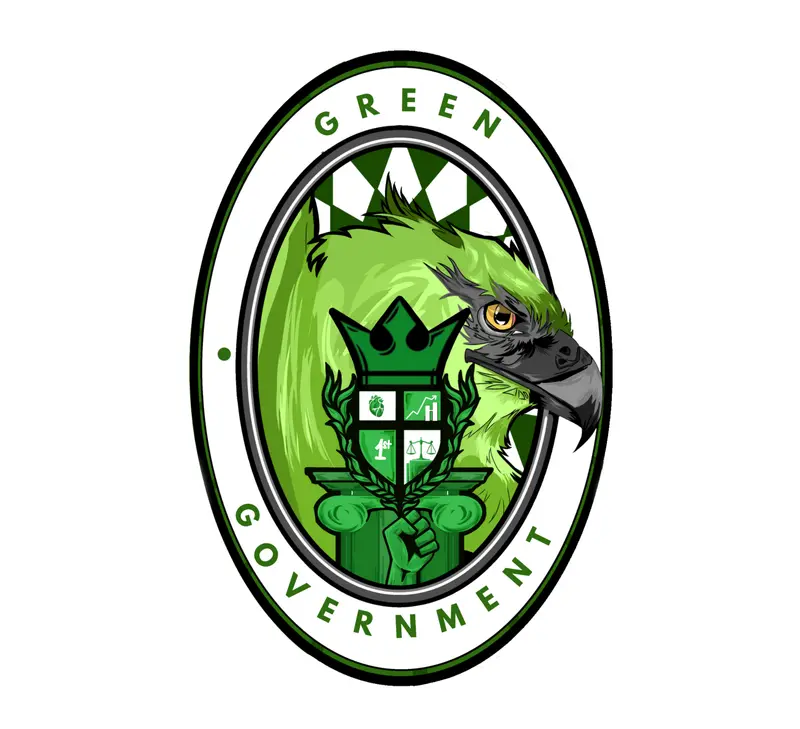 Green Falcon Governance Emblem