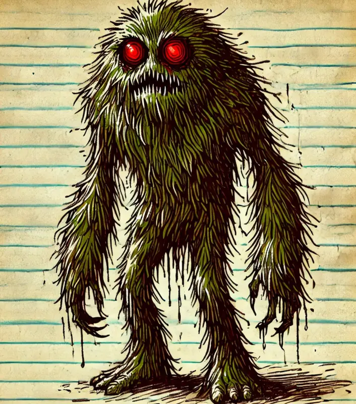 Green Monster Illustration