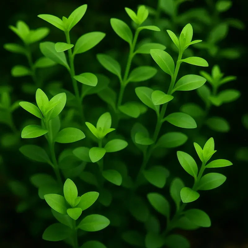 Green Plants, Close-up View