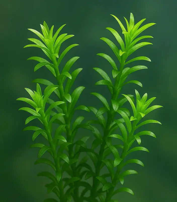 Green Plants On Dark Background